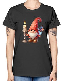 gnome with butterfly 16# - gnome -  Missy T-Shirt
