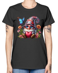 gnome with butterfly 17# - gnome -  Missy T-Shirt