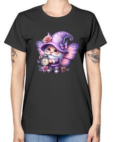 gnome with butterfly 18# - gnome -  Missy T-Shirt