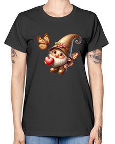 gnome with butterfly 22# - gnome -  Missy T-Shirt