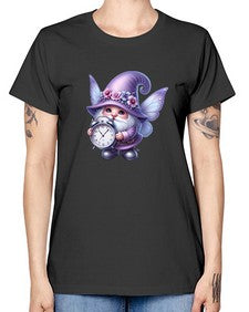 gnome with butterfly 23# - gnome -  Missy T-Shirt