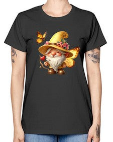 gnome with butterfly 27# - gnome -  Missy T-Shirt