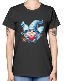 gnome with butterfly 28# - gnome -  Missy T-Shirt