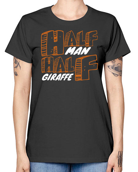 half man half giraffe - giraffee -  Missy T-Shirt