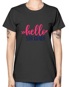 hello fifth grade 258# - fifth grade -  Missy T-Shirt
