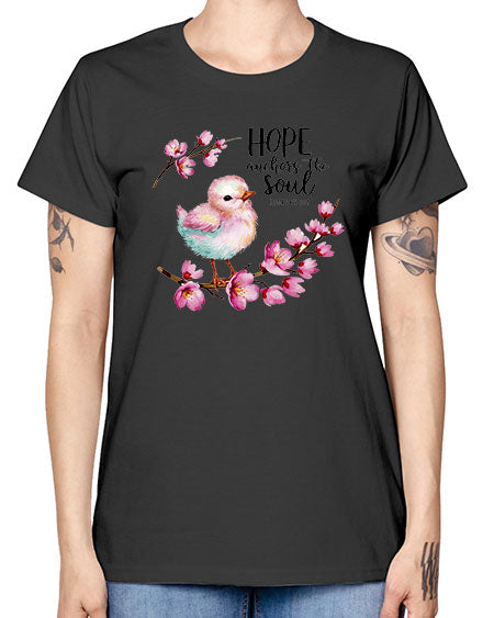 hope anchors the soul 41# - birds -  Missy T-Shirt