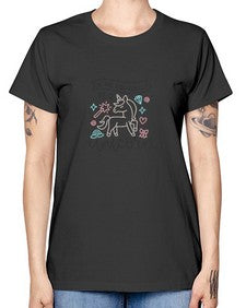 if all else fails be a unicorn 214# - unicorn -  Missy T-Shirt