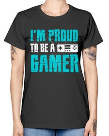 im proud to be a gamer 121# - video games -  Missy T-Shirt
