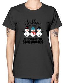 kindergarten snowmies 434# - kindergarten -  Missy T-Shirt