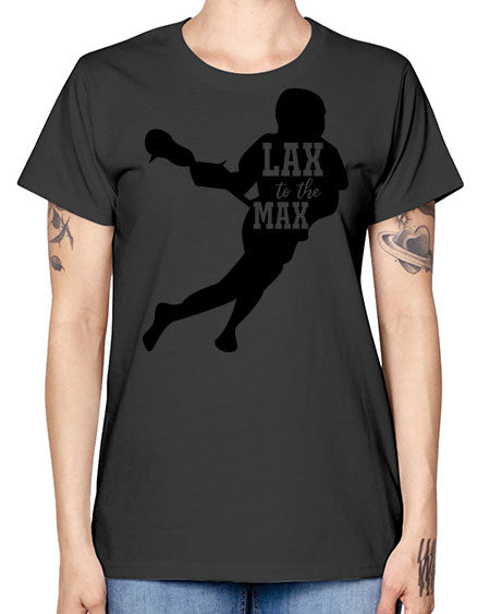 lax to the max 2# - lacrosse -  Missy T-Shirt