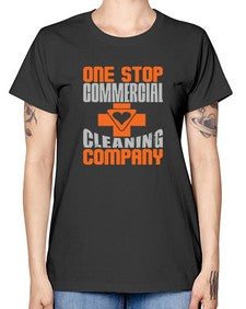 one stop commercial cleaning company Style 332# - cleaner -  Missy T-Shirt