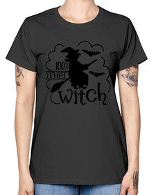 percent that witch 55# - witch -  Missy T-Shirt