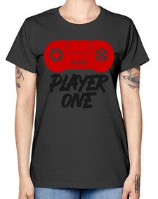 play one 145# - video games -  Missy T-Shirt