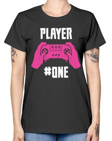 player one 147# - video games -  Missy T-Shirt