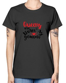 queens Are Born As Gemini 385# - gemini -  Missy T-Shirt