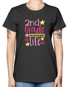 second grade life 825# - second grade -  Missy T-Shirt