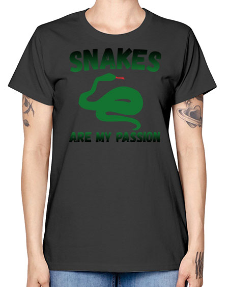 snake are my passion - snake -  Missy T-Shirt