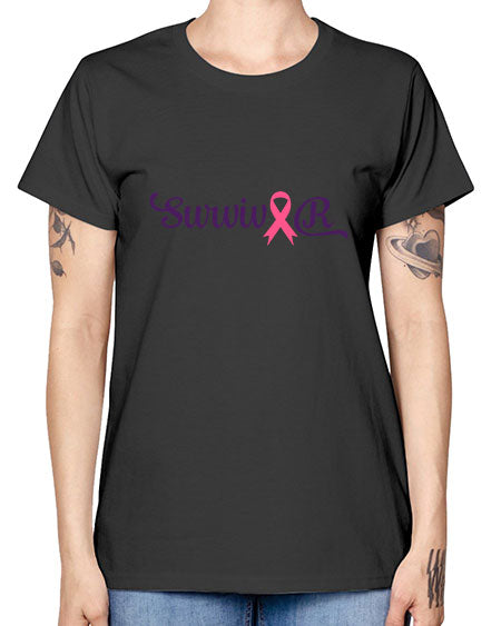 survivor 251# - breast cancer -  Missy T-Shirt