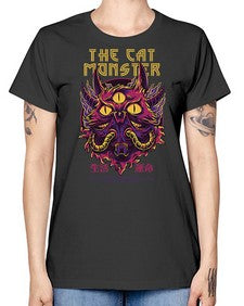 the cat monster gdkkj 1148# - art pop art -  Missy T-Shirt