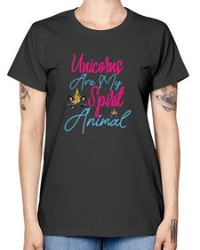 unicorns are my spirit animal 526# - unicorn -  Missy T-Shirt