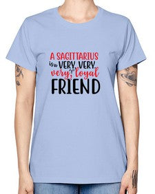 A sagittarius Is A Very Very Veryloyal Friend 60# - sagittarius -  Missy T-Shirt