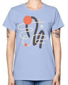 Abstract Shape 198# - art pop art -  Missy T-Shirt