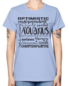 Aquarius 563# - aquarius -  Missy T-Shirt