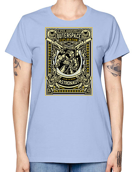 Astronaut Outerspace Exploration 36# - space -  Missy T-Shirt