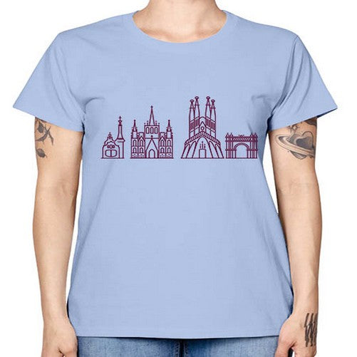 Barcelona 413# - cities -  Missy T-Shirt