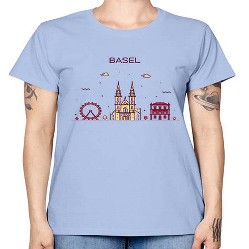 Basel 419# - cities -  Missy T-Shirt