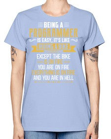 Being a Programmer 3# - computer -  Missy T-Shirt
