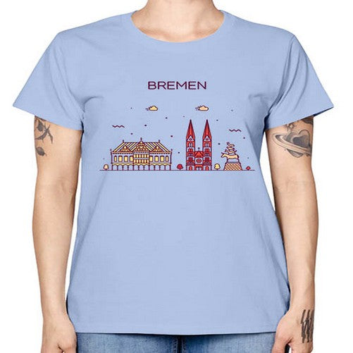 Bremen 493# - cities -  Missy T-Shirt