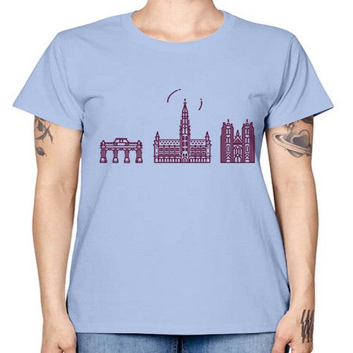 Brussels 507# - cities -  Missy T-Shirt