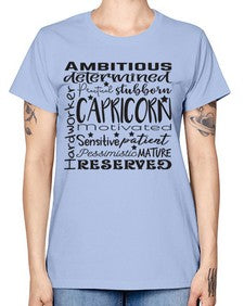 Capricorn 566# - capricorn -  Missy T-Shirt