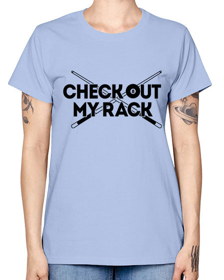 Check out my rack 1395# - billards -  Missy T-Shirt
