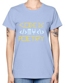 Code is my poetry 21# - computer -  Missy T-Shirt