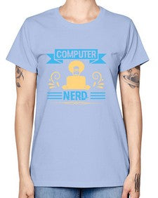 Computer Nerd 10# - computer -  Missy T-Shirt