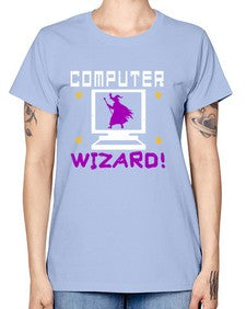 Computer wizard 52# - computer -  Missy T-Shirt