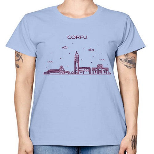 Corfu 627# - cities -  Missy T-Shirt