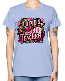 Cupids Favorite Teacher 40# - teacher -  Missy T-Shirt