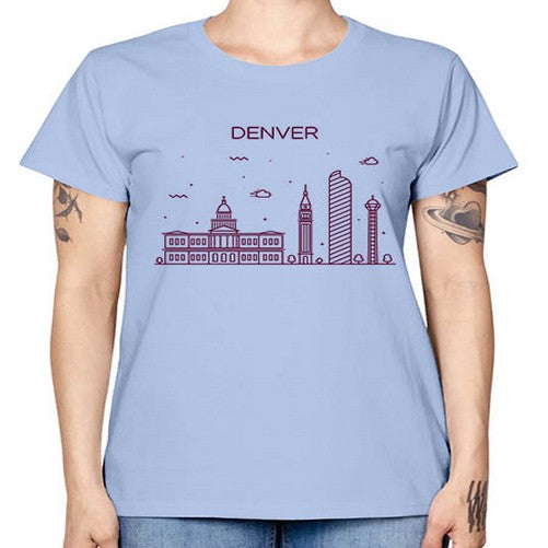 Denver 659# - cities -  Missy T-Shirt