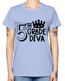 Fifth Grade Diva 64# - fifth grade -  Missy T-Shirt