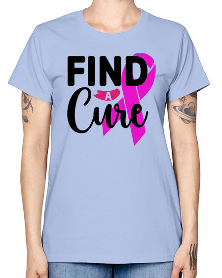 Find a Cure 26# - breast cancer -  Missy T-Shirt