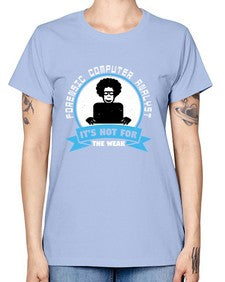Forensic computer analyst 46# - computer -  Missy T-Shirt