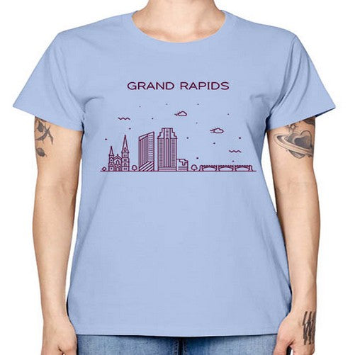 GrandRapids 779# - cities -  Missy T-Shirt