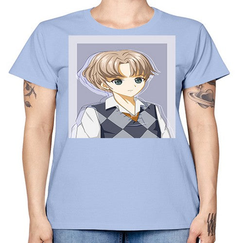 Handsome and cool boy with uniform 34# - anime -  Missy T-Shirt
