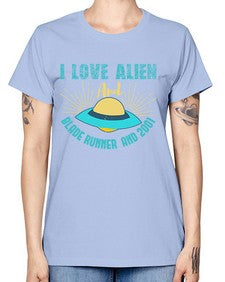 I love alien and blade runner 18# - ufo -  Missy T-Shirt