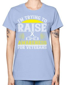 Im trying to raise awareness for veterans Style 43# - Self awareness -  Missy T-Shirt