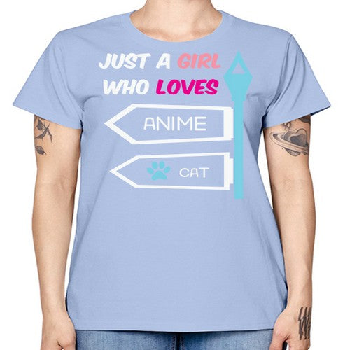 Just A Girl Who Loves Anime 264# - anime -  Missy T-Shirt