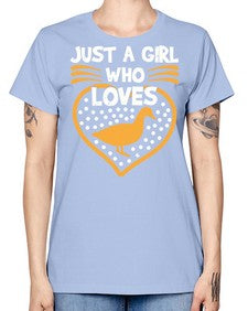 Just A Girl Who Loves Duck Style 34# - ducks -  Missy T-Shirt